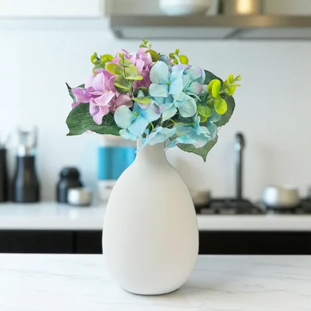 Wazon 22 cm gładki szary