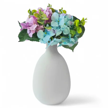 Wazon 22 cm gładki szary