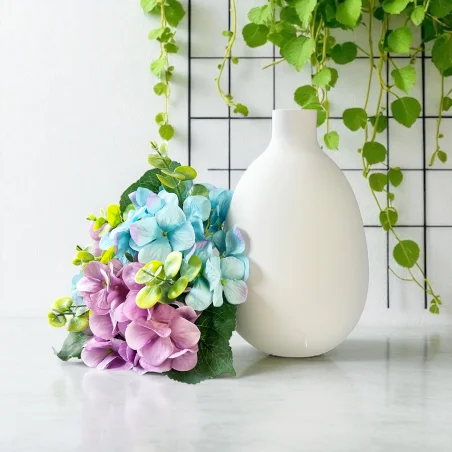 Wazon 22 cm gładki antracyt