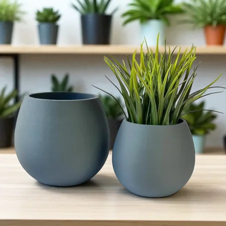 copy of Unbreakable Olive Green Flower Pot 14cm