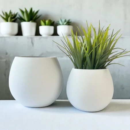 copy of Unbreakable Olive Green Flower Pot 14cm