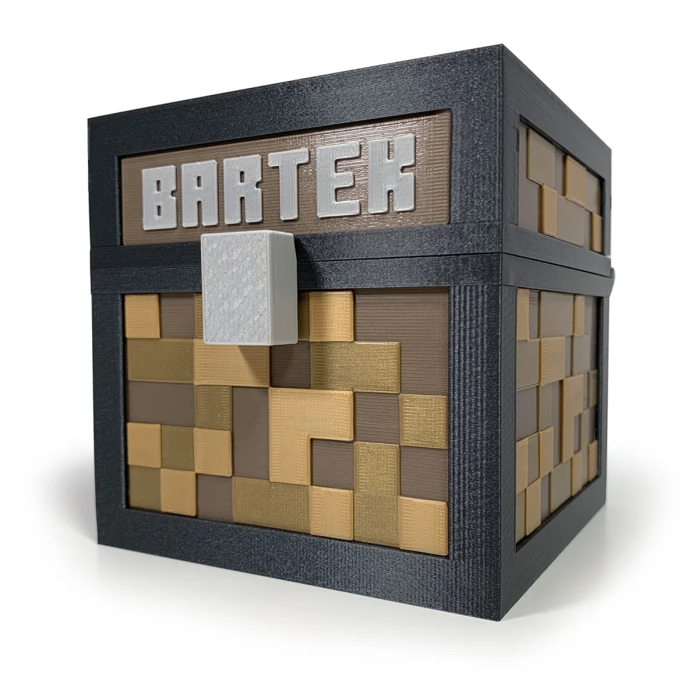 XL Minecraft-Style Piggy Bank for Kids BIO