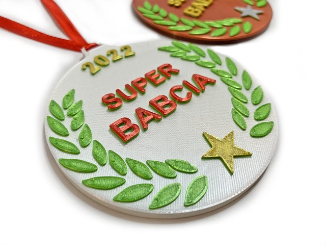Medal/magnes Laur na Dzień Babci – zdjęcie 2