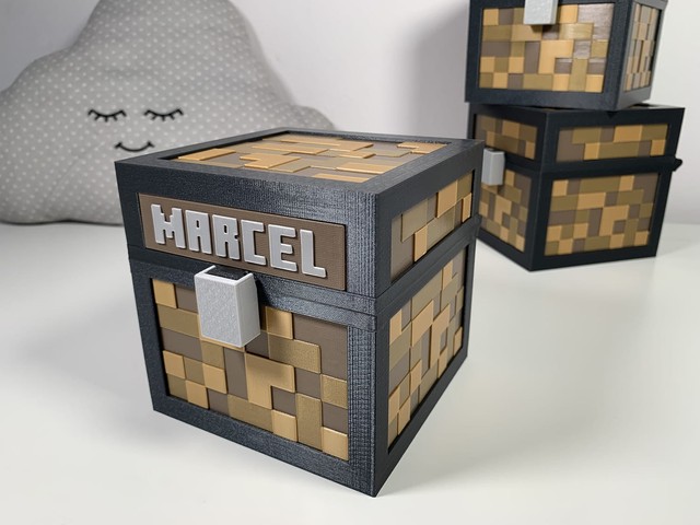 Pudełko XL z imieniem w stylu Minecraft EKO – zdjęcie 4