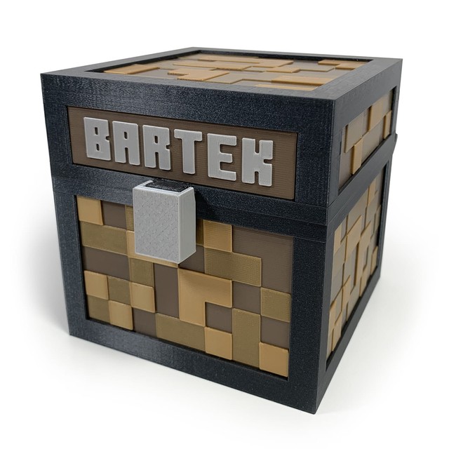 Pudełko XL z imieniem w stylu Minecraft EKO – zdjęcie 2