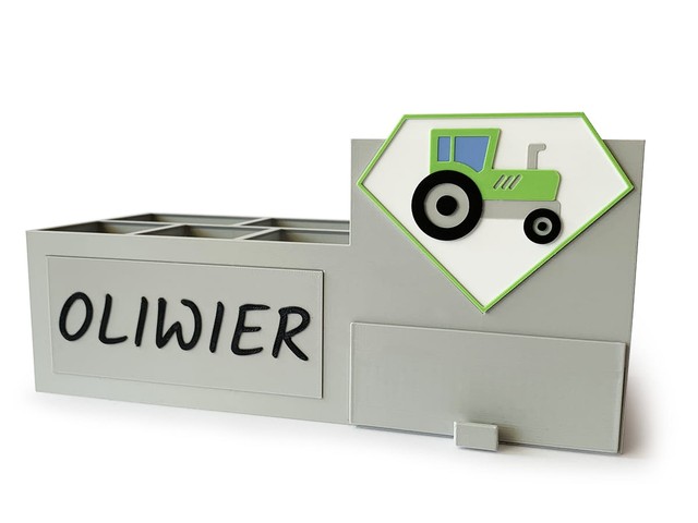 Organizer na kredki z szufladką – zdjęcie 14