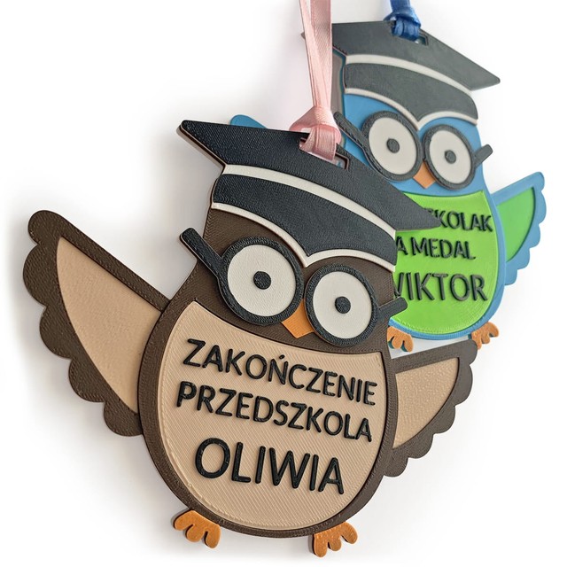 Medal Sowa Pasowanie na ucznia przedszkolaka – zdjęcie 6