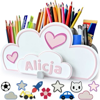 Outlet Cloud crayon organiser with drawer