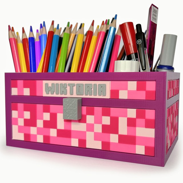 Organizer na biurko w stylu Minecraft – zdjęcie 2