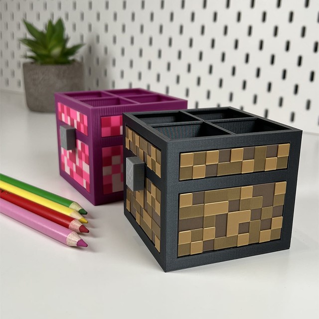 Organizer M na biurko w stylu Minecraft EKO – zdjęcie 4