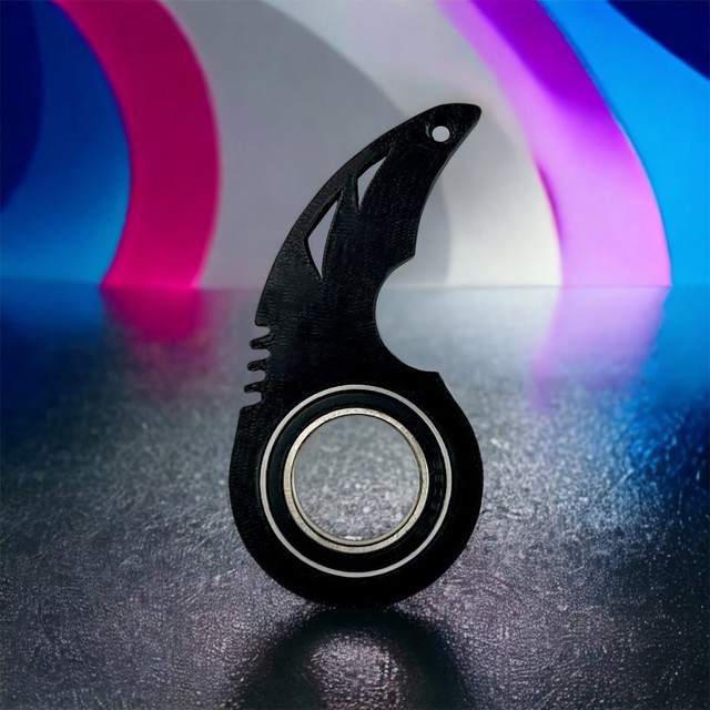 Keyrambit brelok do kluczy wzory spinner – zdjęcie 4