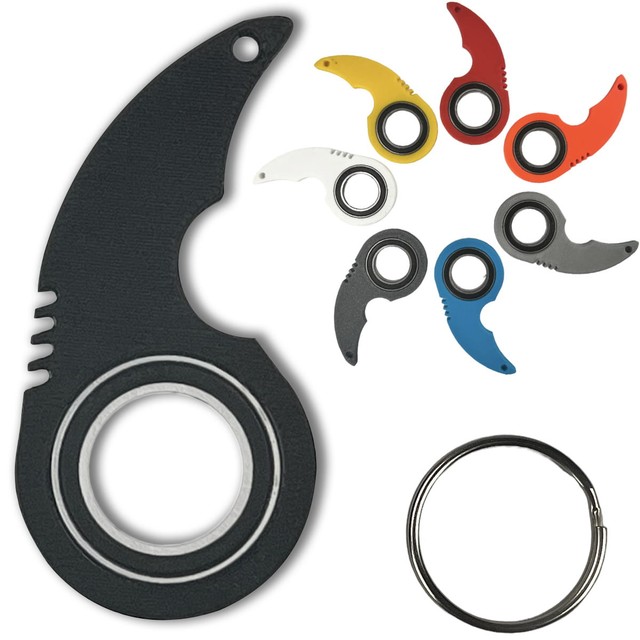 Keyrambit brelok do kluczy wzory spinner – zdjęcie 4