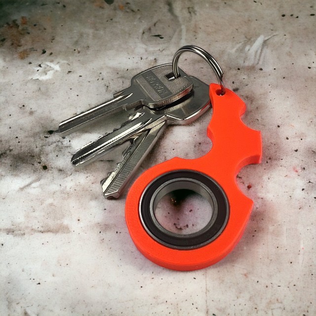 Keyrambit brelok do kluczy wzory spinner – zdjęcie 2