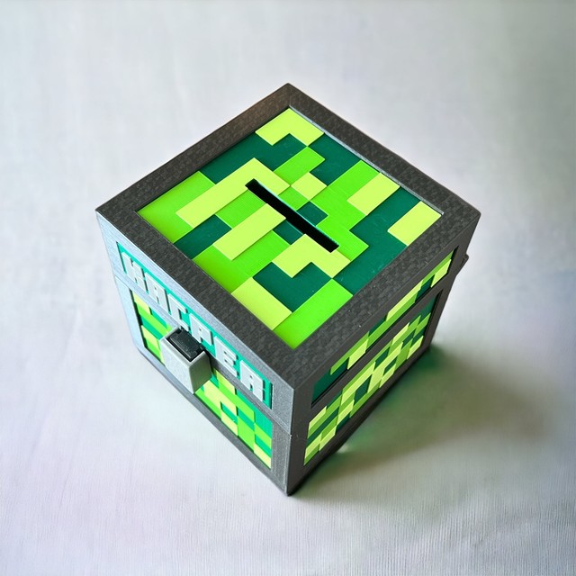Skarbonka XL dla dziecka w stylu Minecraft – zdjęcie 6