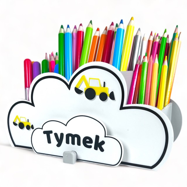 Organizer na kredki Chmurka z imieniem BIO