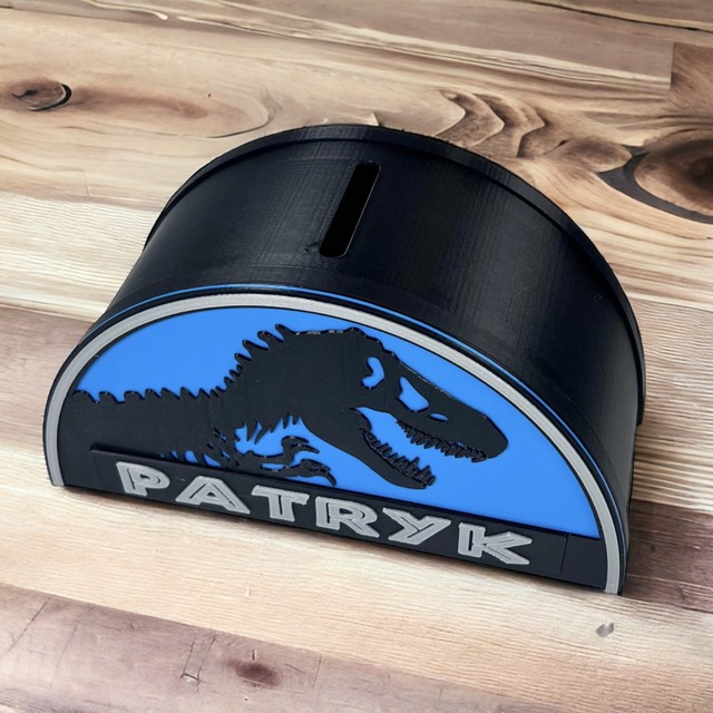 Skarbonka dla dziecka w stylu Jurassic – zdjęcie 5