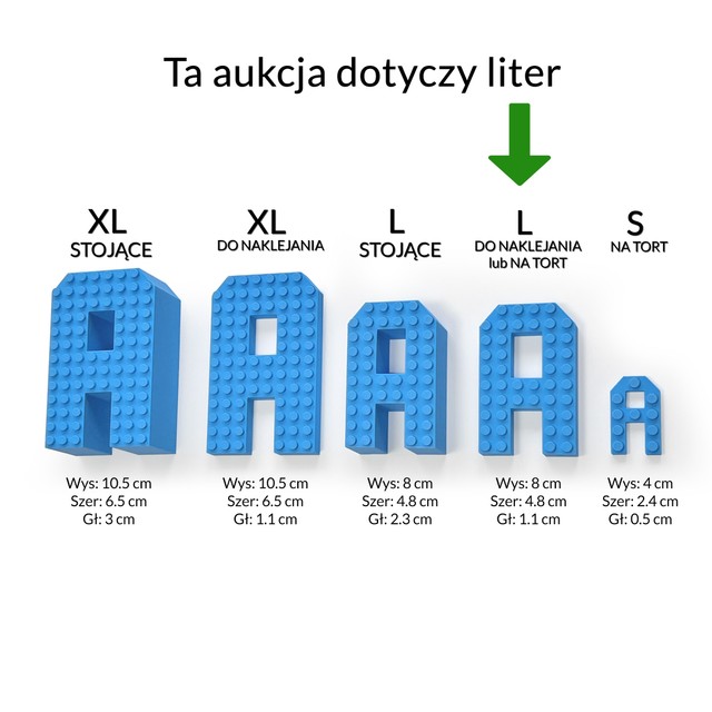Literki na ścianę L w stylu klocków – zdjęcie 4
