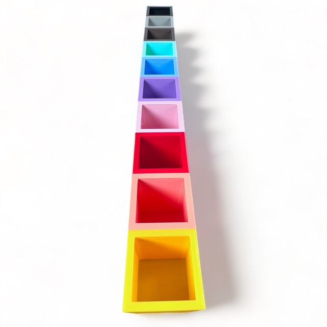 Sorter na kredki pastel Montessori – zdjęcie 3