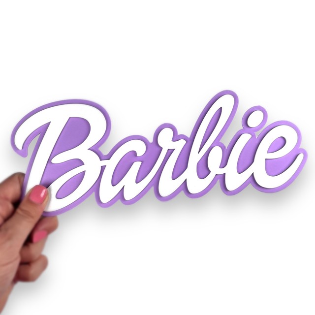 Naklejka w stylu Barbie do pokoju dziecka 3D – zdjęcie 5