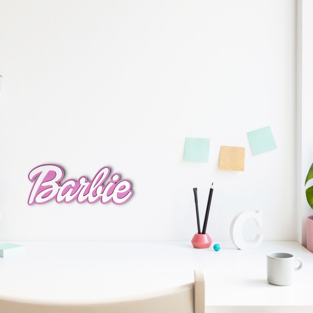 Naklejka w stylu Barbie do pokoju dziecka 3D – zdjęcie 7