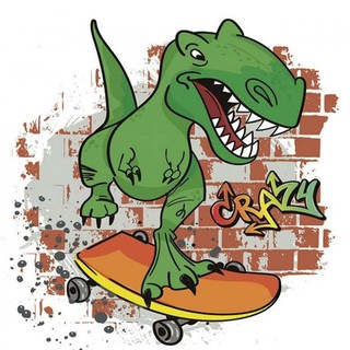Serwetki urodzinowe dla dzieci Crazy Dino 33 cm 20 sztuk Dinozaur