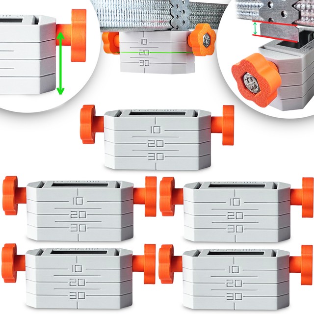 5x UCHWYT DO POZIOMOWANIA sufitu podwieszanego SHORT GRIP profil CD60 ES – zdjęcie 2