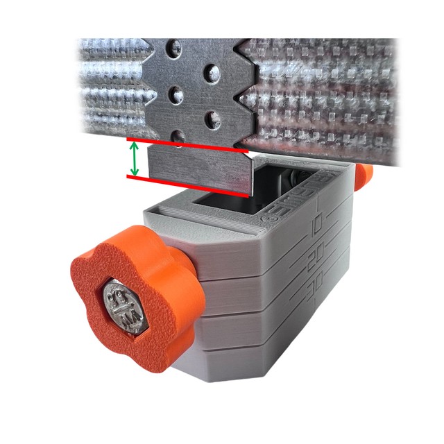 UCHWYT DO POZIOMOWANIA sufitu podwieszanego SHORT GRIP profil CD60 ES – zdjęcie 4