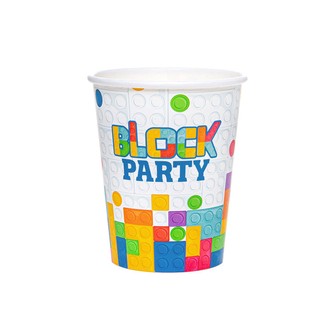 Kubeczki papierowe Klocki Lego TNT 220 ml 6 szt.