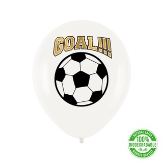 Balony biodegradowalne Piłka nożna Football 6szt