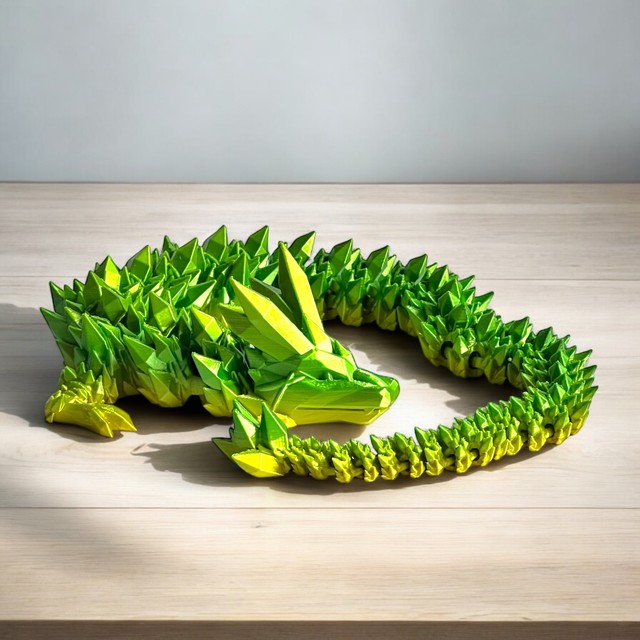 Smok kryształowy 3D - figurka dekoracyjna 60 cm – zdjęcie 5