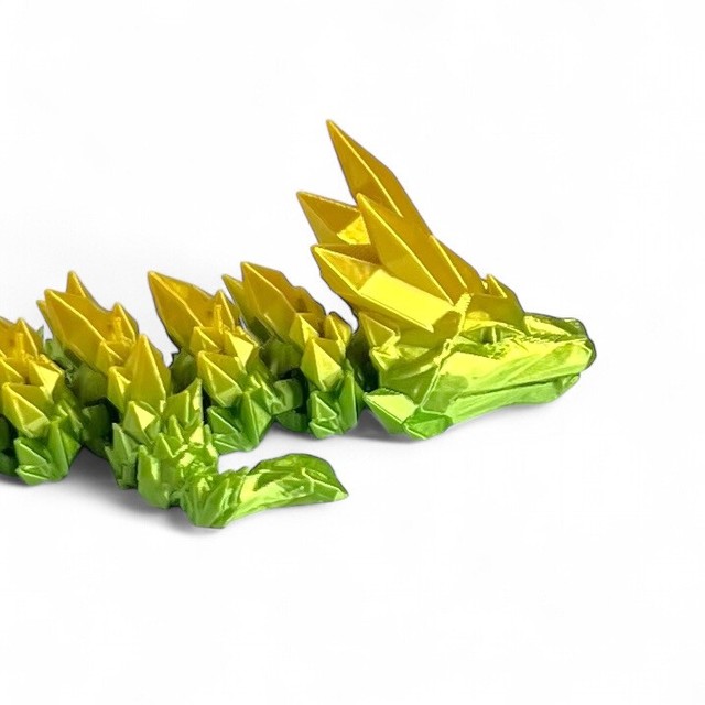 Smok kryształowy 3D - figurka dekoracyjna 60 cm – zdjęcie 6