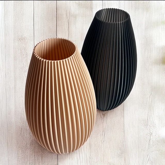 Wazon ryflowany 20 cm – zdjęcie 2