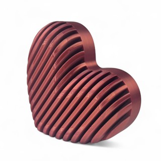 Copper Heart Figurine