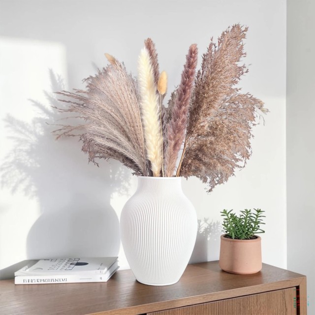 Wazon nietłukący ryflowany 22 cm – zdjęcie 8