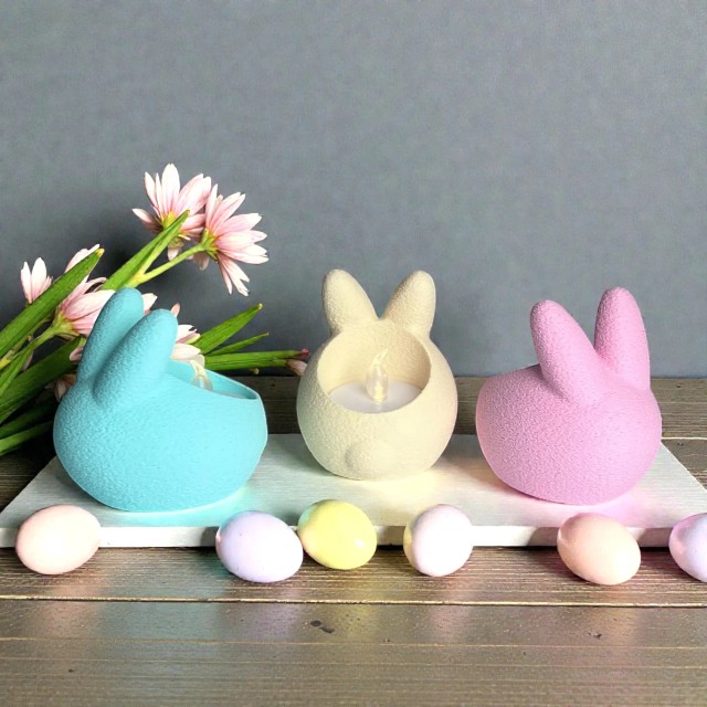 Świecznik tealight królik – zdjęcie 4