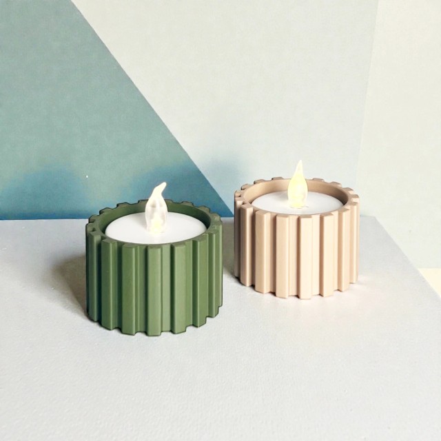 Zestaw świeczników 3szt tealight – zdjęcie 7