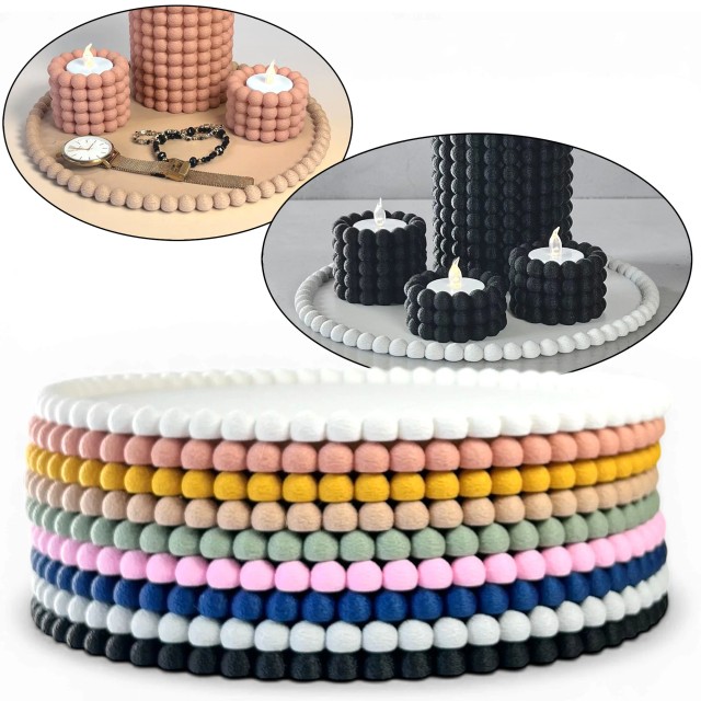 Zestaw świeczników 3szt tealight – zdjęcie 6