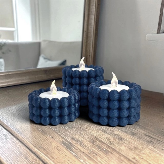 Zestaw świeczników 3szt tealight – zdjęcie 10