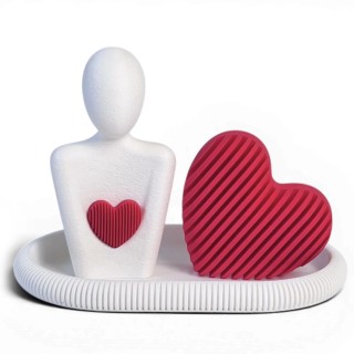 Decorative Set for Mum - Figurine with 3D Heart