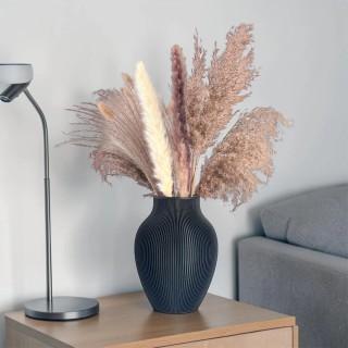 Wazon nietłukący ryflowany 17,5 cm