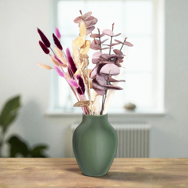 Wazon nietłukący ryflowany 17,5 cm – zdjęcie 2